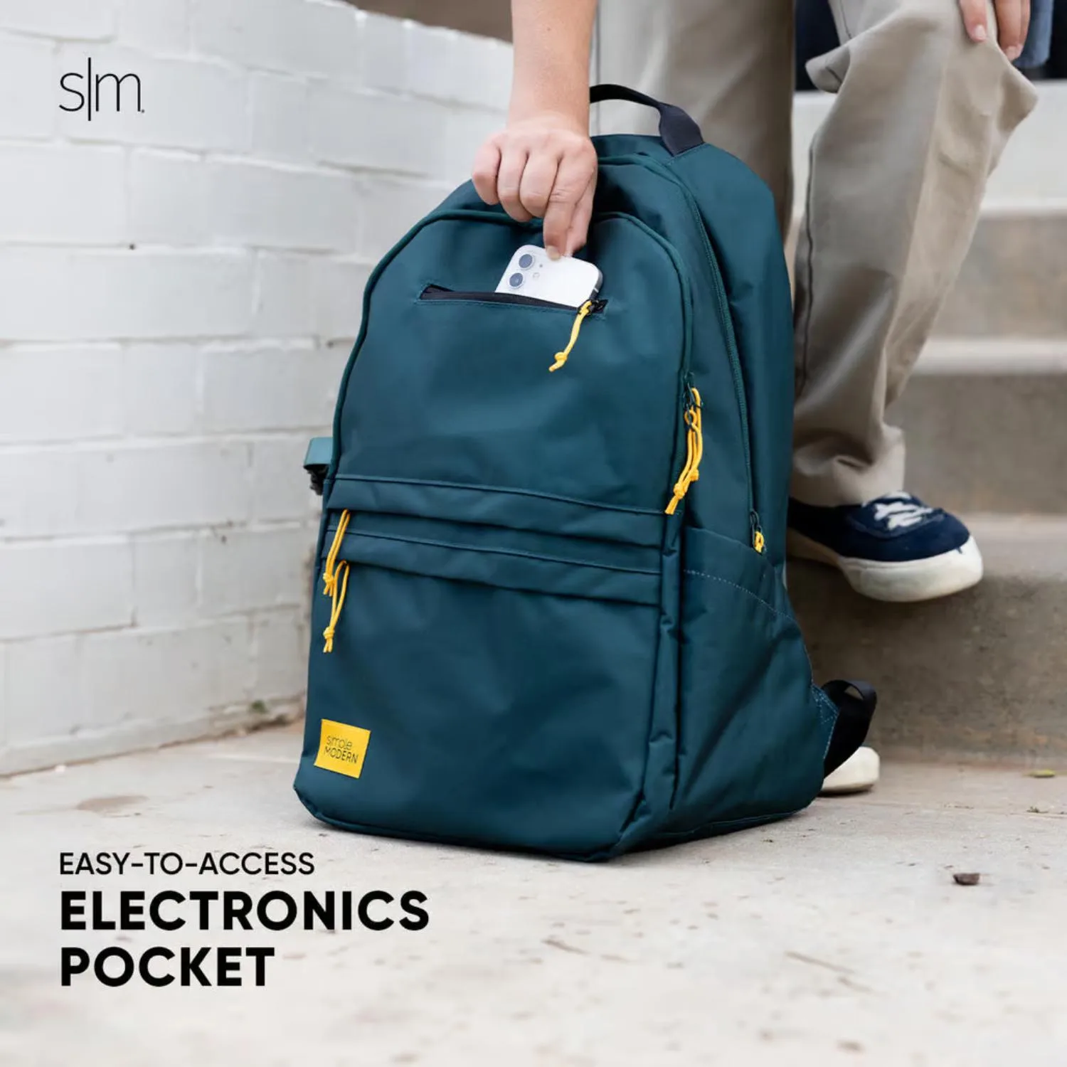 Simple Modern® Recycled 25L Ellis 16" Laptop Backpack view 4