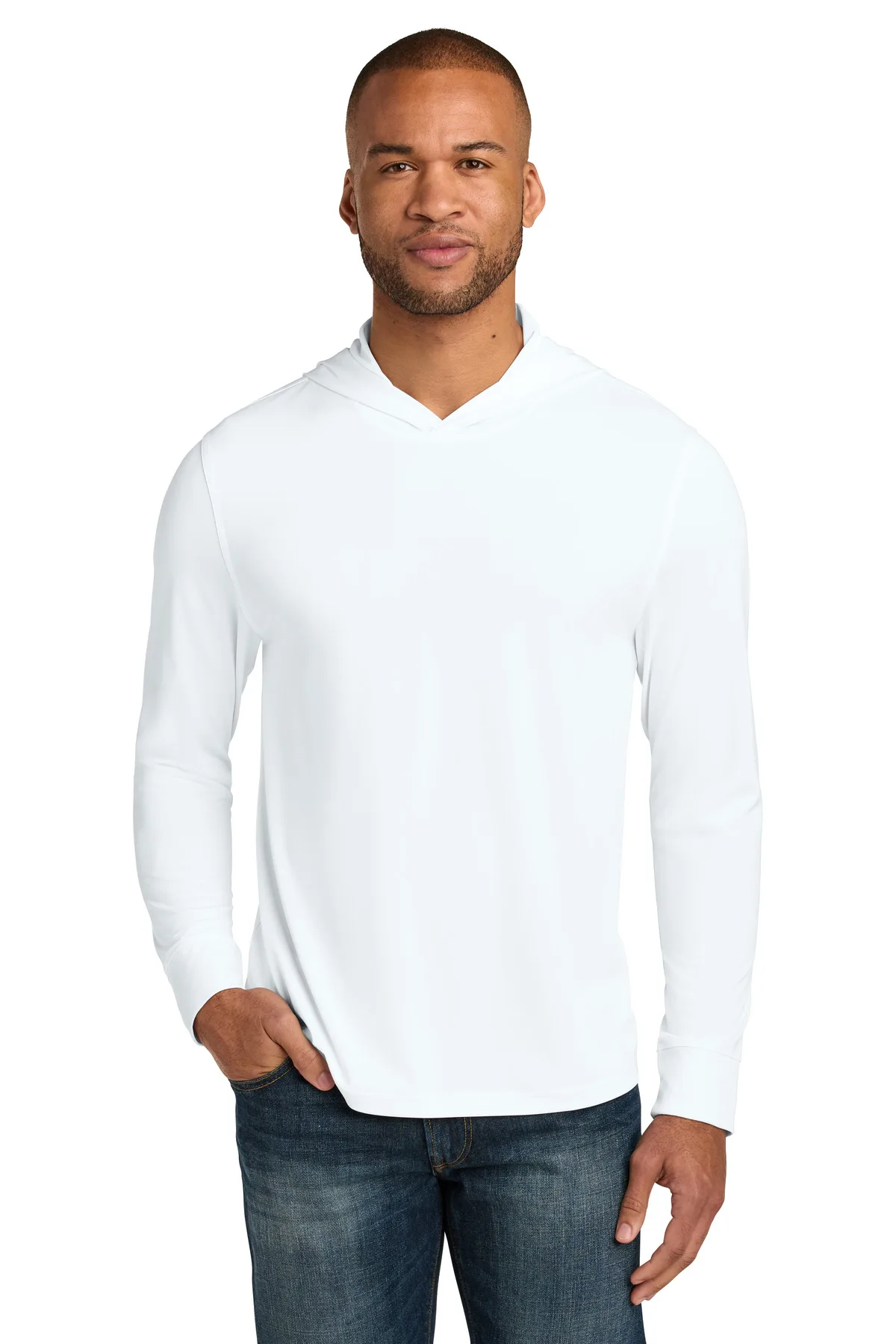 CornerStone® Workwear Pro Long Sleeve Hooded Tee view 6