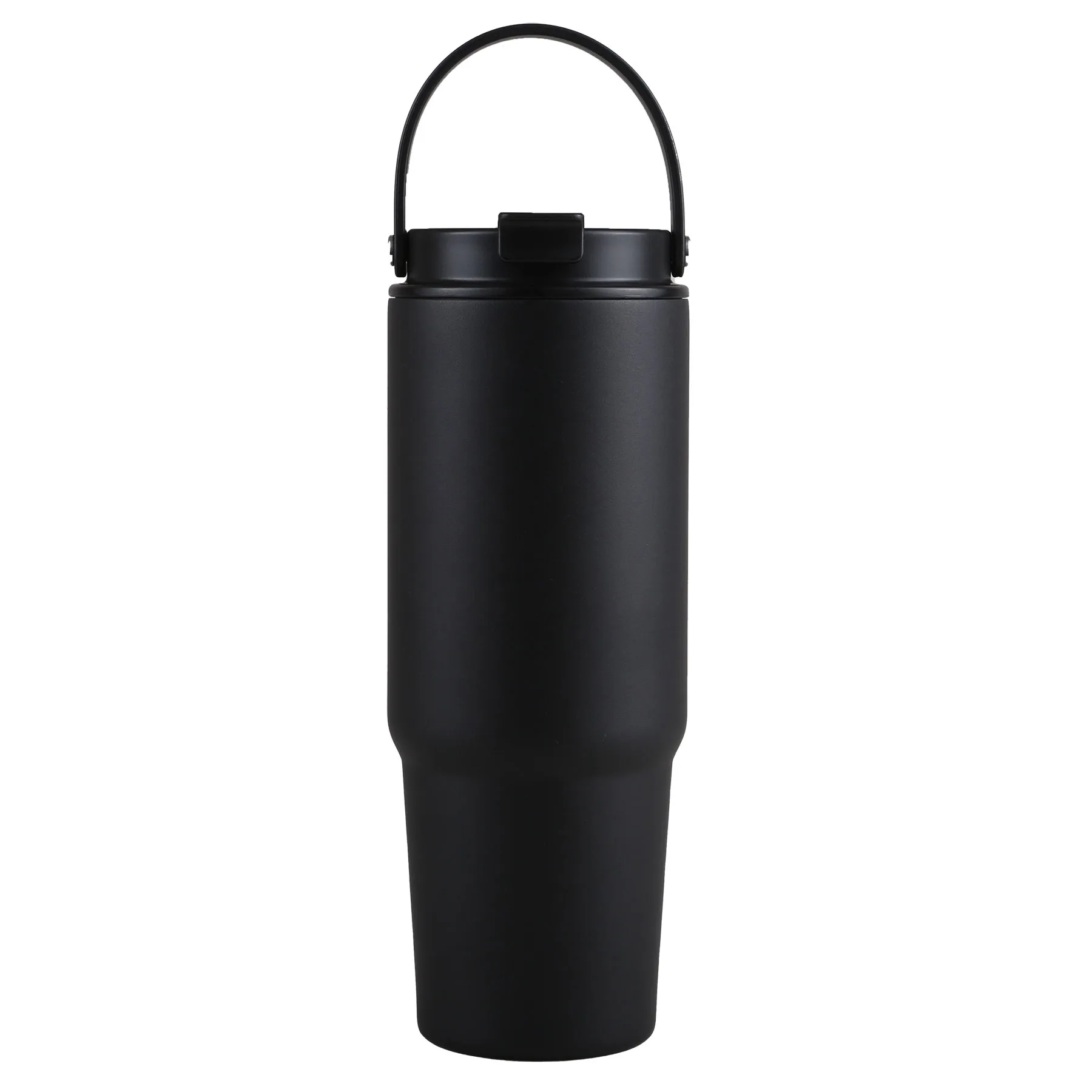 27 Oz. Siam Powder Coated Recycled Stainless Steel Tumbler w/Carrying Handle view 2