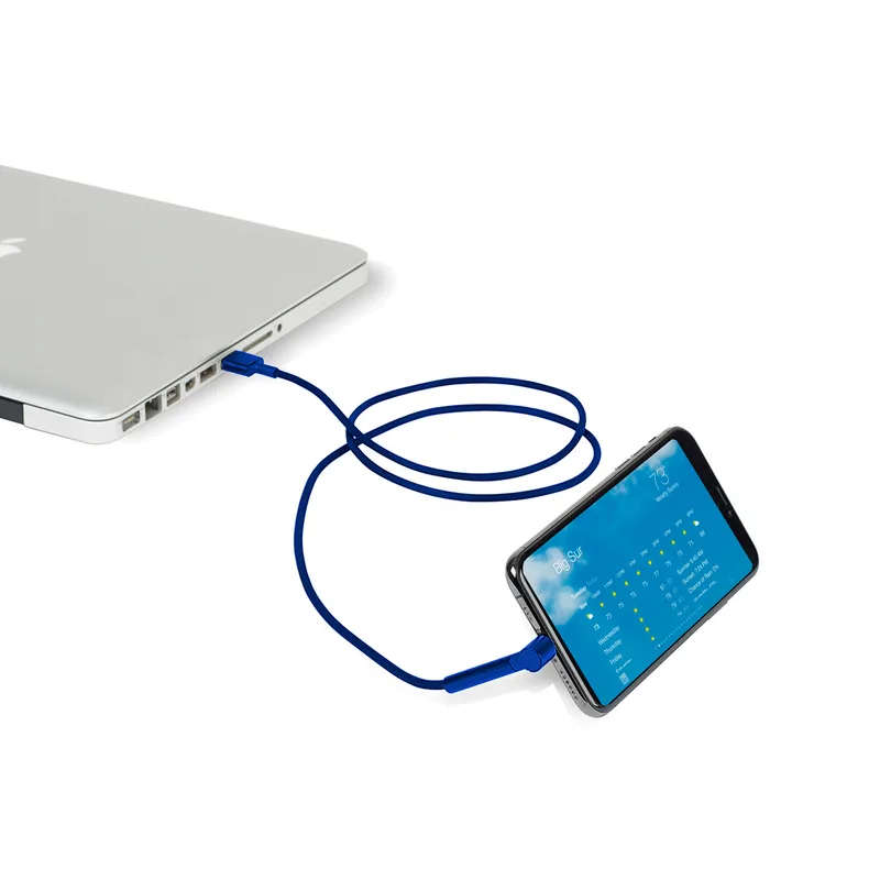 Side Kick Charging Cable - Royal Blue