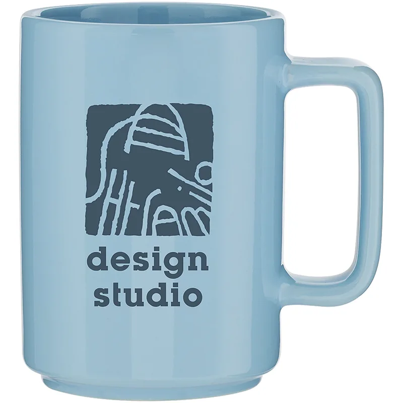 15 oz Falkor Ceramic Mug (Carolina Blue)