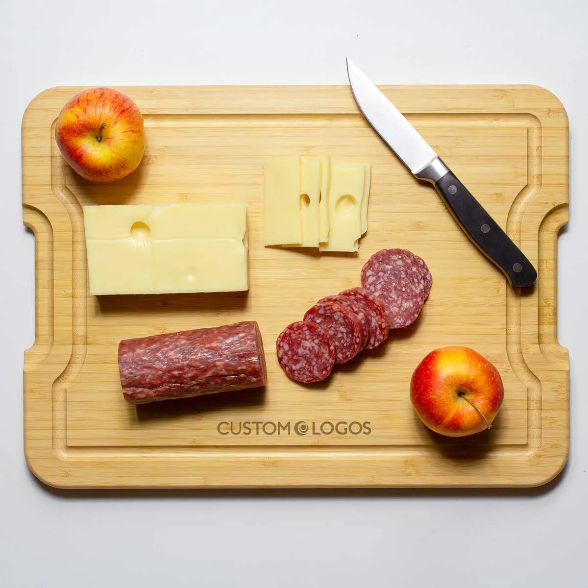 Flip, Serve & Store™ Covered Rectangle Bamboo Charcuterie Board view 6