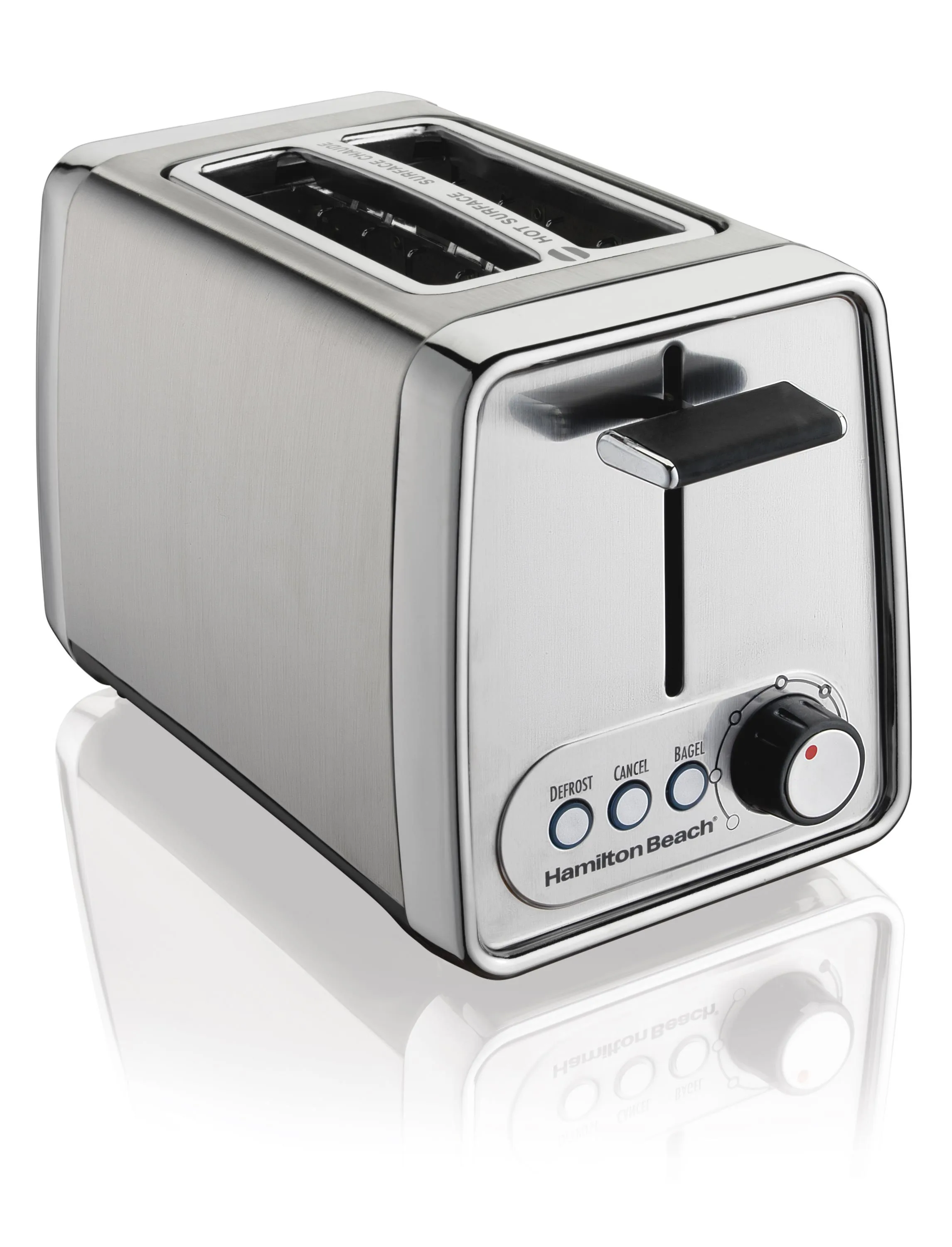Hamilton Beach® Modern Chrome 2 Slice Toaster