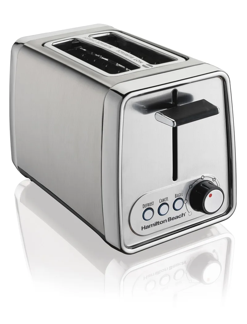 Hamilton Beach® Modern Chrome 2 Slice Toaster