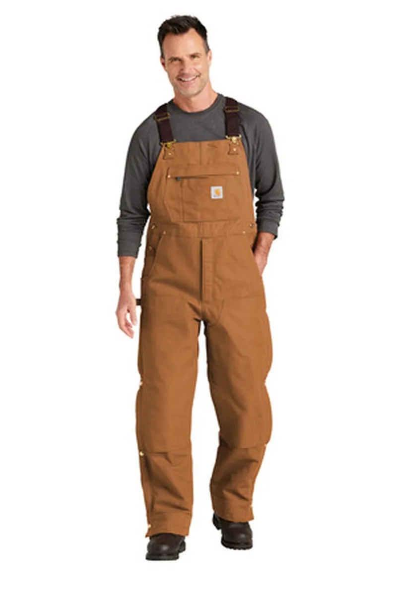 Carhartt® Tall Firm Duck Insulated Bib Overalls
