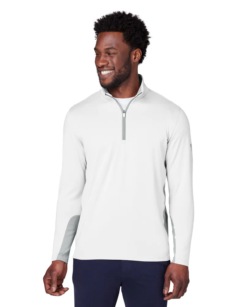 PUMA GOLF Men's Gamer Golf Quarter-Zip view 2