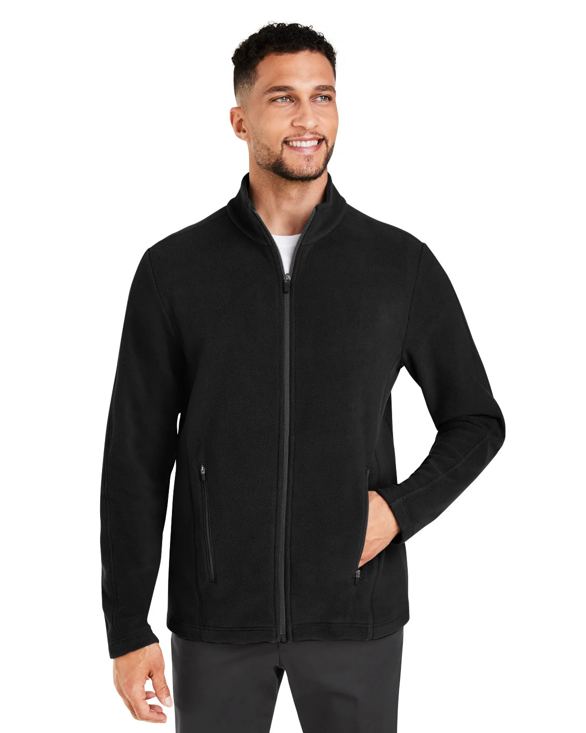 Devon and Jones CrownLux Performance® Men's Fleece Full-Zip