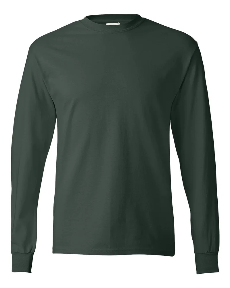 Hanes® Authentic Long Sleeve T-Shirt view 4