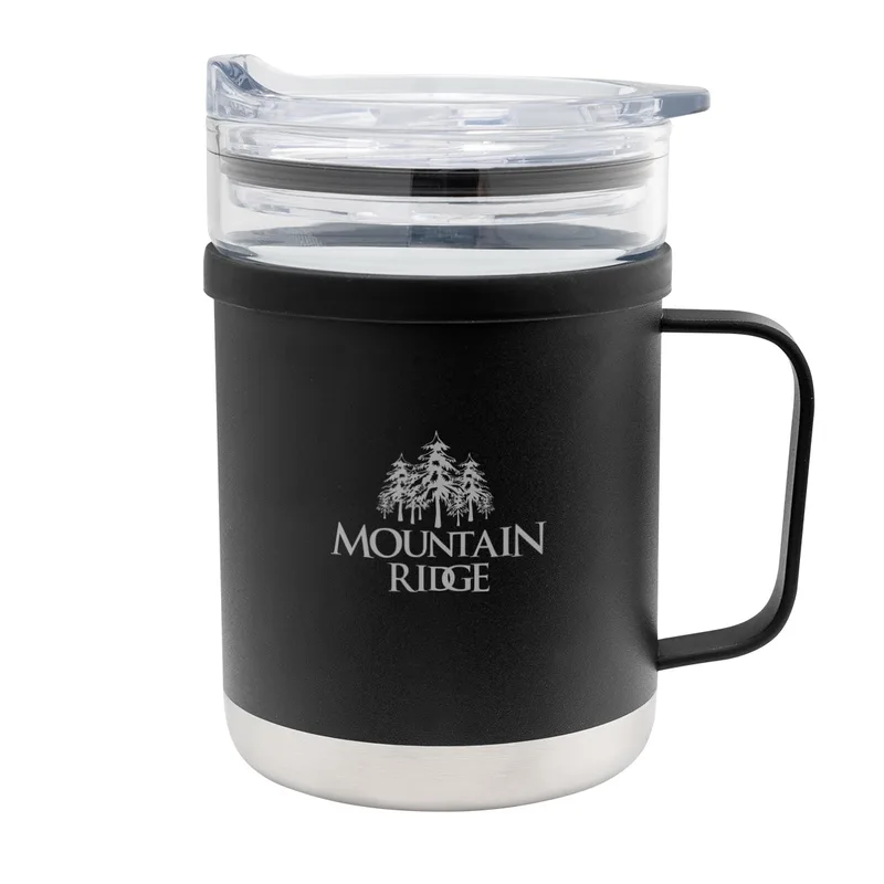 15 Oz. Glass & Stainless Steel Mug view 2