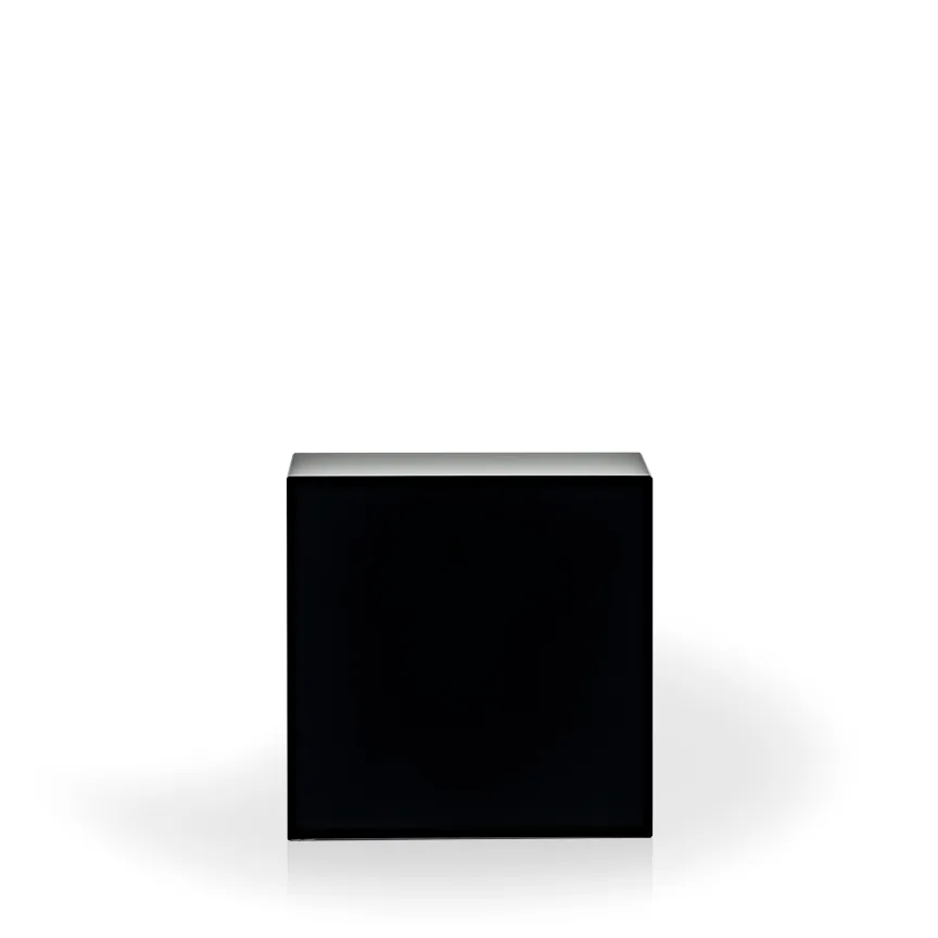 Hudson Black Crystal Paperweight view 2