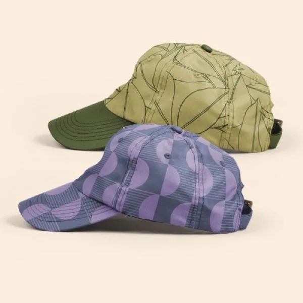 6-Panel Hat - Curved Brim - Unstructured - Poly Twill 4cp
