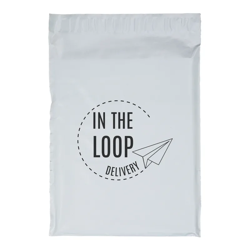 9 1/2W x 12H Plastic Mailer - Flexo Ink Print