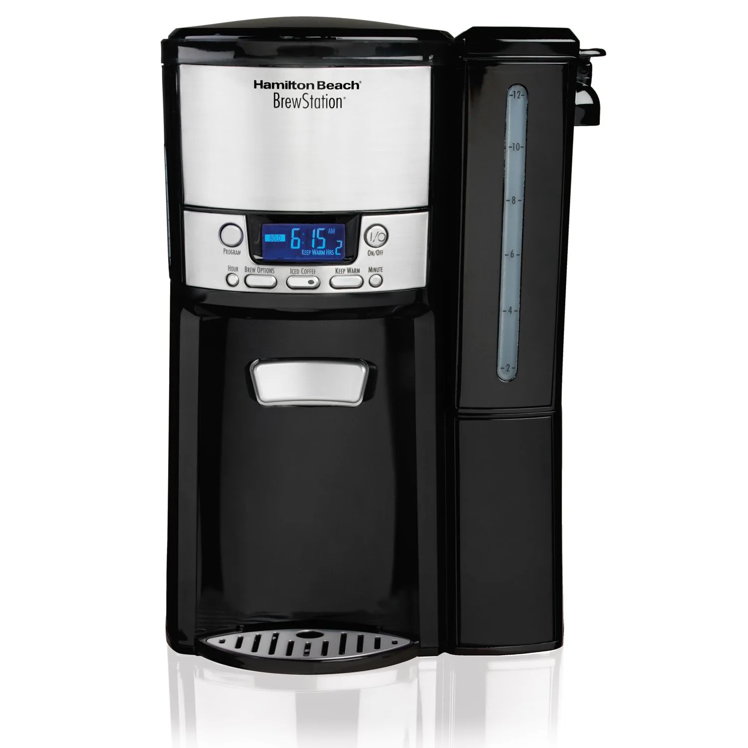 Hamilton Beach® BrewStation® 12-Cup Coffeemaker w/Removable Black Reservoir