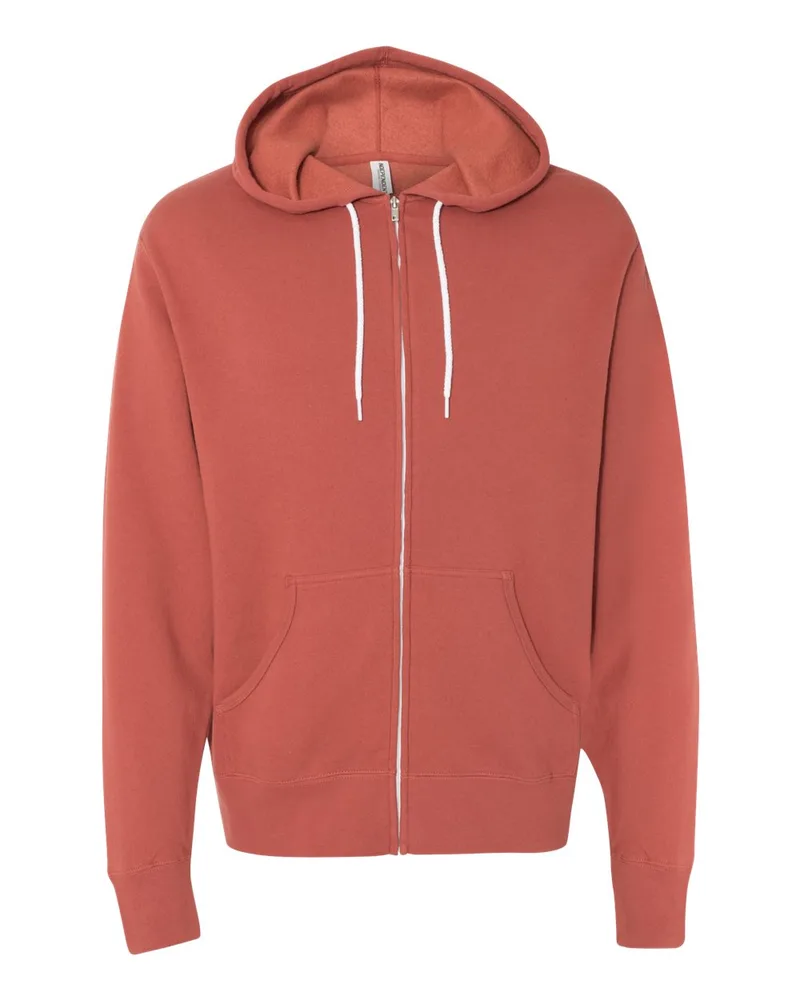 Independent Trading Co.® Unisex Lightweight Full-Zip Hooded Sweatshirt view 4