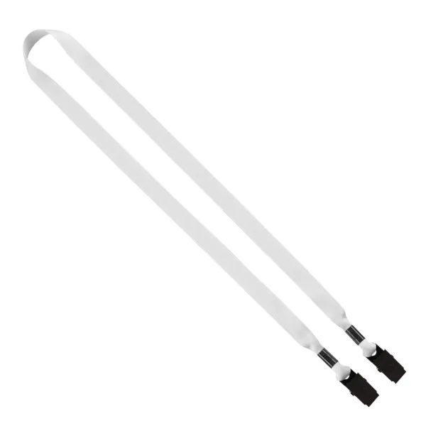 5/8" Dye-Sublimated Tubular Double Bulldog Clip Lanyard view 3
