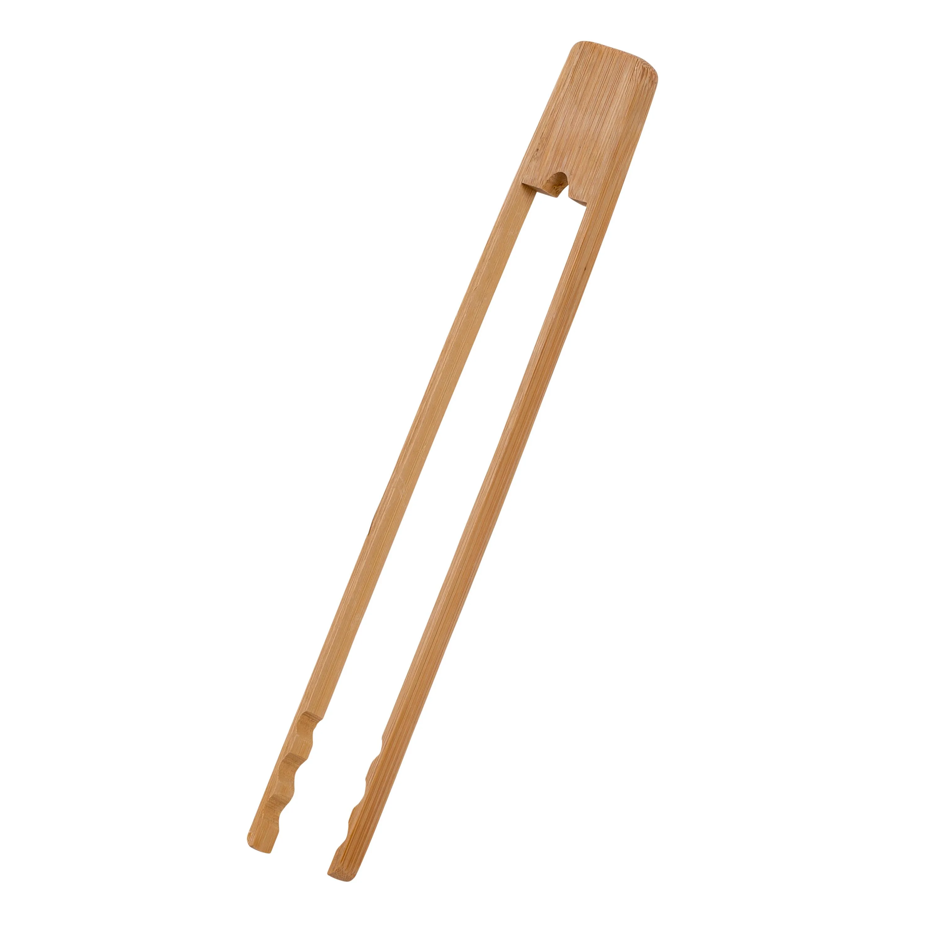 KitchenSupply Joyce Chen - Burnished Bamboo Tongs W/Serrated Teeth, 11-Inch