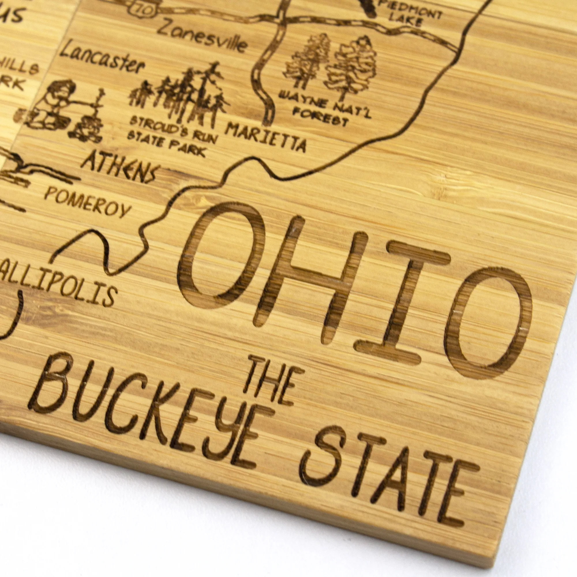 Ohio Puzzle Coaster Set view 4