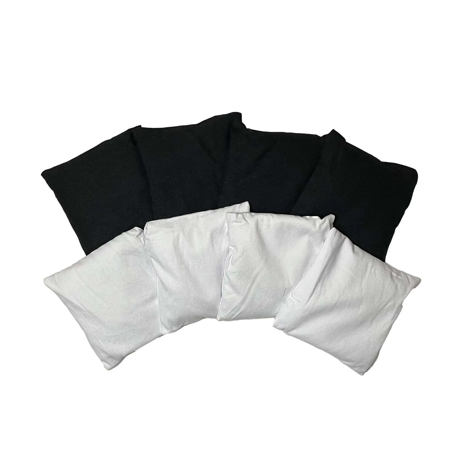 Portable Cornhole, 4 Black & White Bean Bags view 3