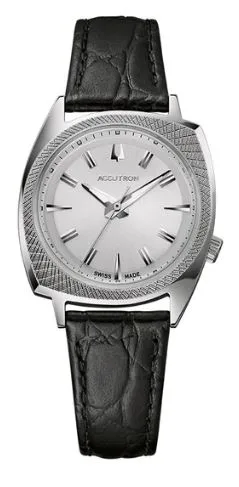 Citizen® Accutron Legacy Collection Automatic Watch w/Black Croco-Embossed Strap