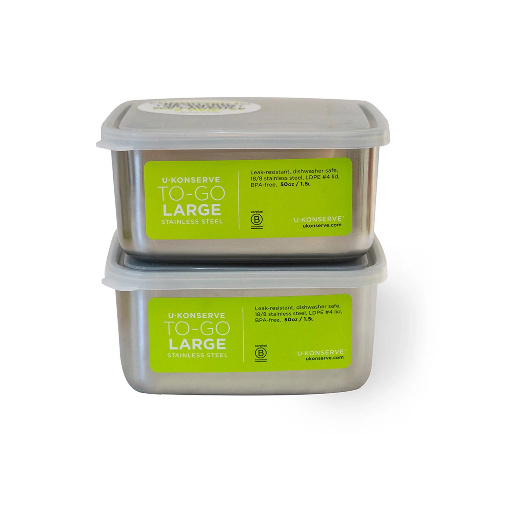 U Konserve Square To-Go Food Storage - Set Of 2