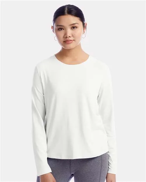 Champion® Women's Sport Soft Touch Long Sleeve T-Shirt view 4