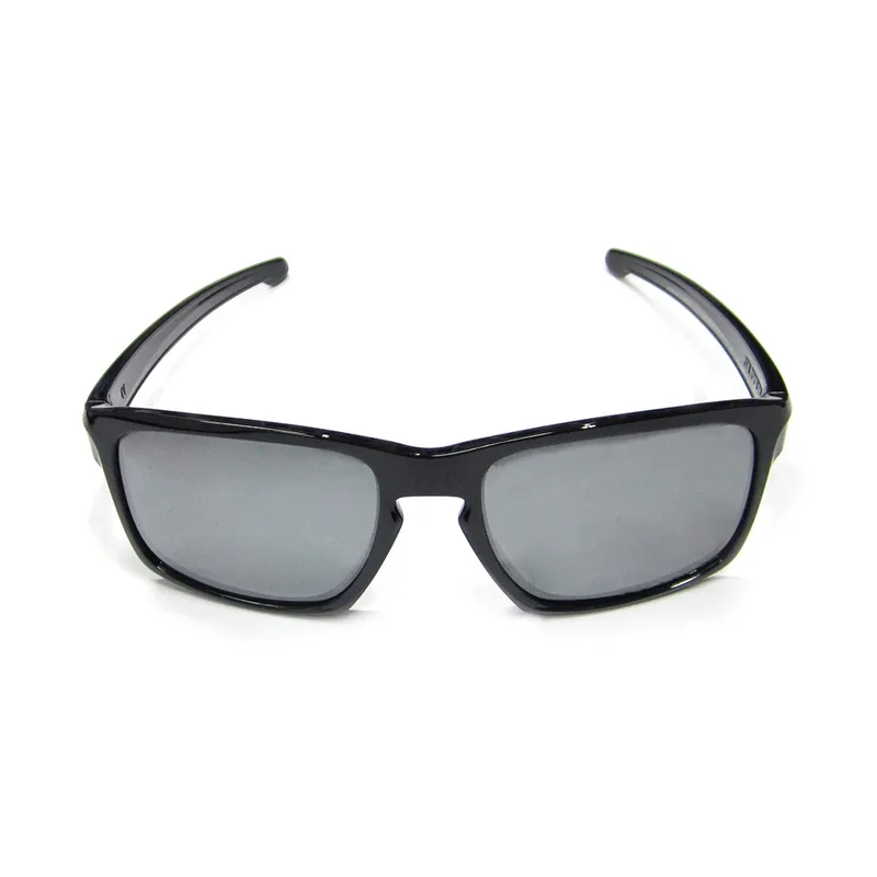 Oakley® Sliver Sunglasses - Polished Black/Black Iridium Polarized Lens