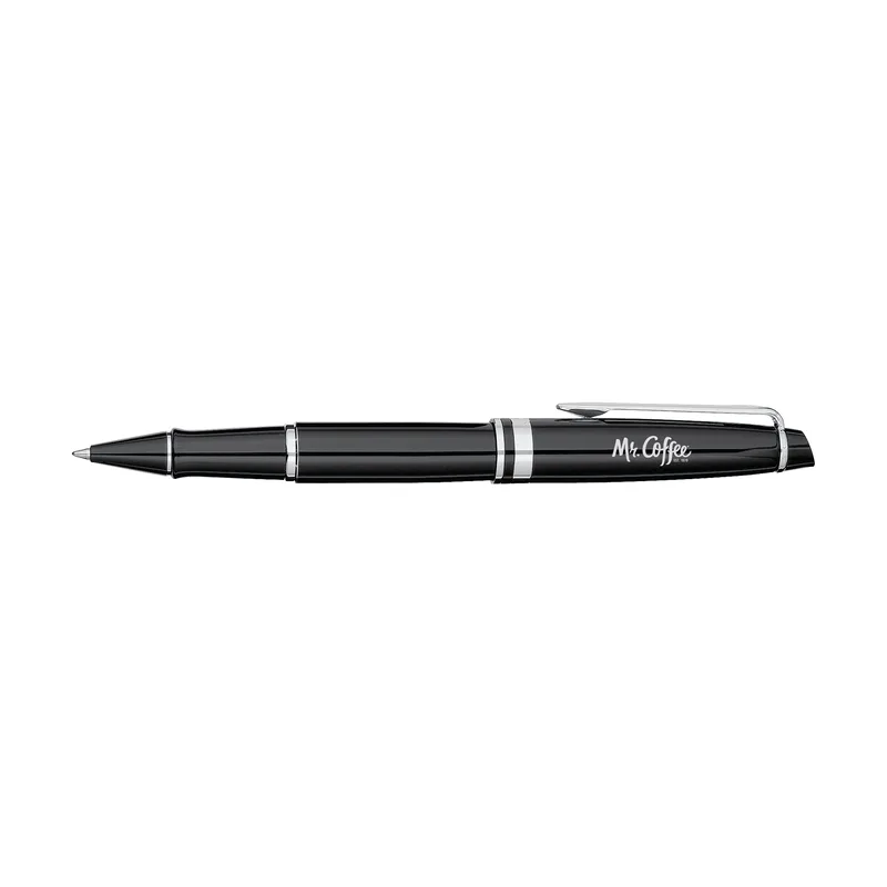 Waterman Expert Rollerball - Black - Silver Trim