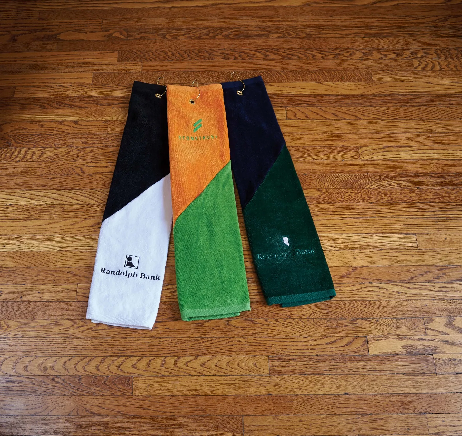 Two Tone Heavyweight Golf Towel