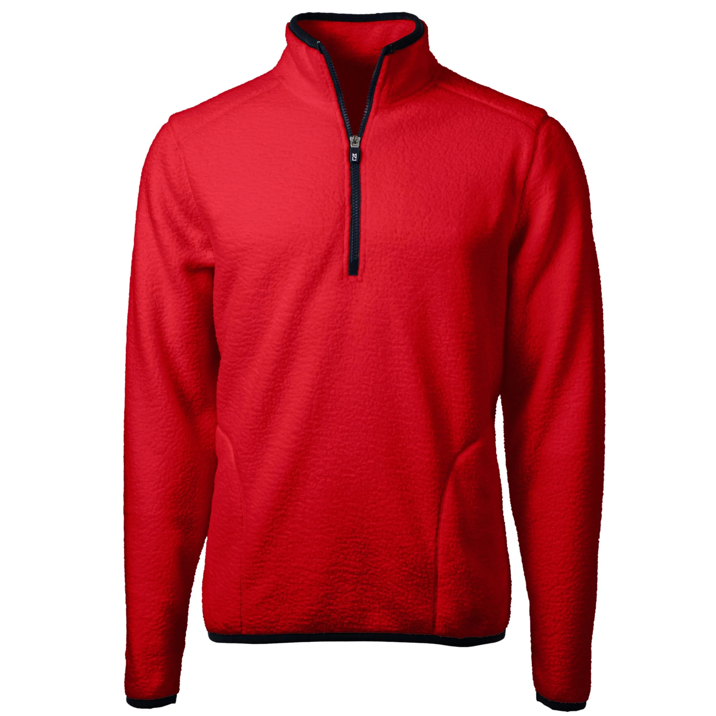 Cutter & Buck Cascade Eco Sherpa Fleece Mens Quarter Zip Jacket view 3