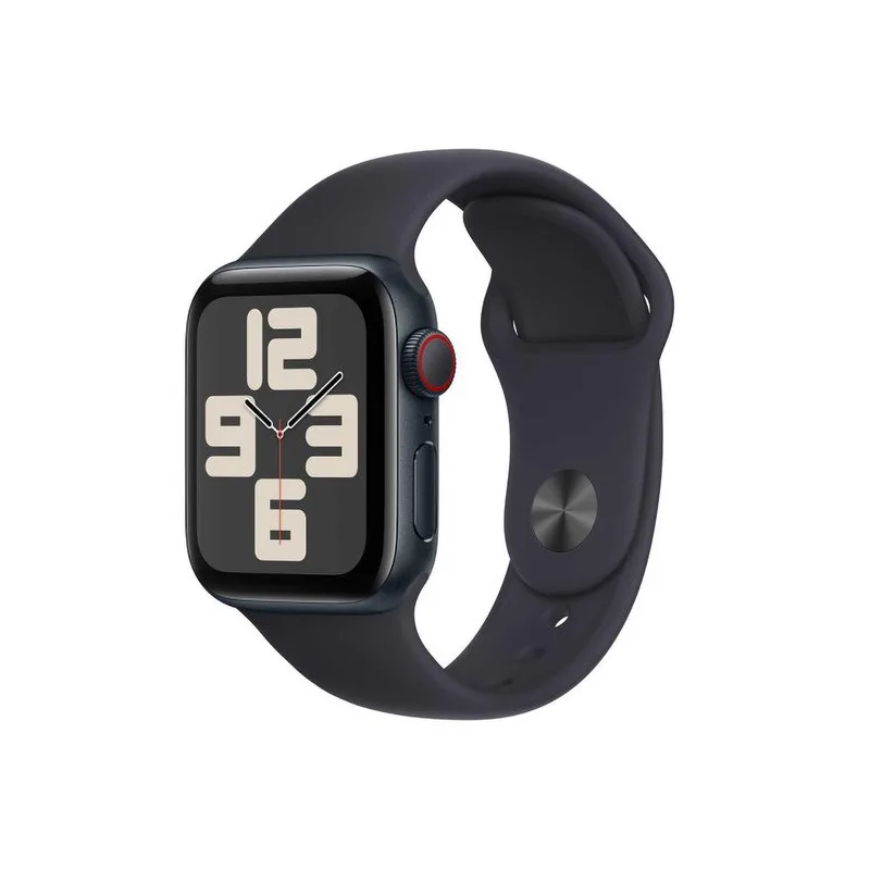 Apple Watch Se Gps + Cell 40Mm Midnight Aluminum Case W/ Midnight S/M Sport Band