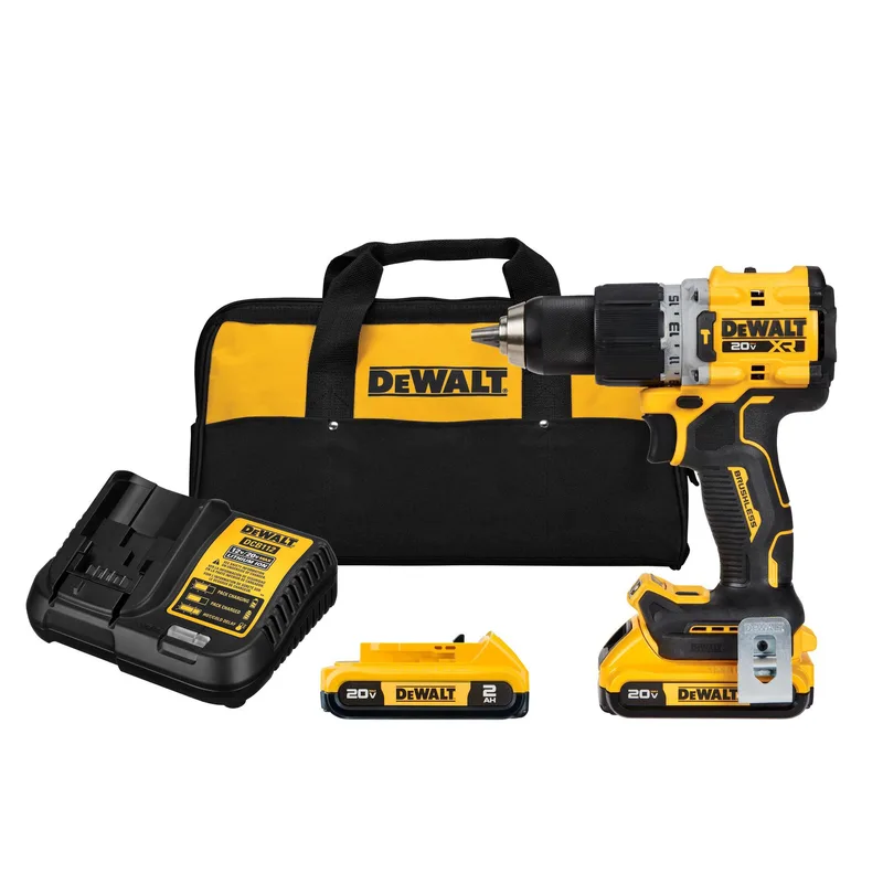 DeWalt 20V Max Xr Brushless 1/2" Hammer Drill/Driver Kit