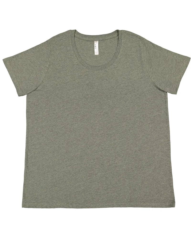 LAT Ladies' Curvy Fine Jersey T-Shirt
