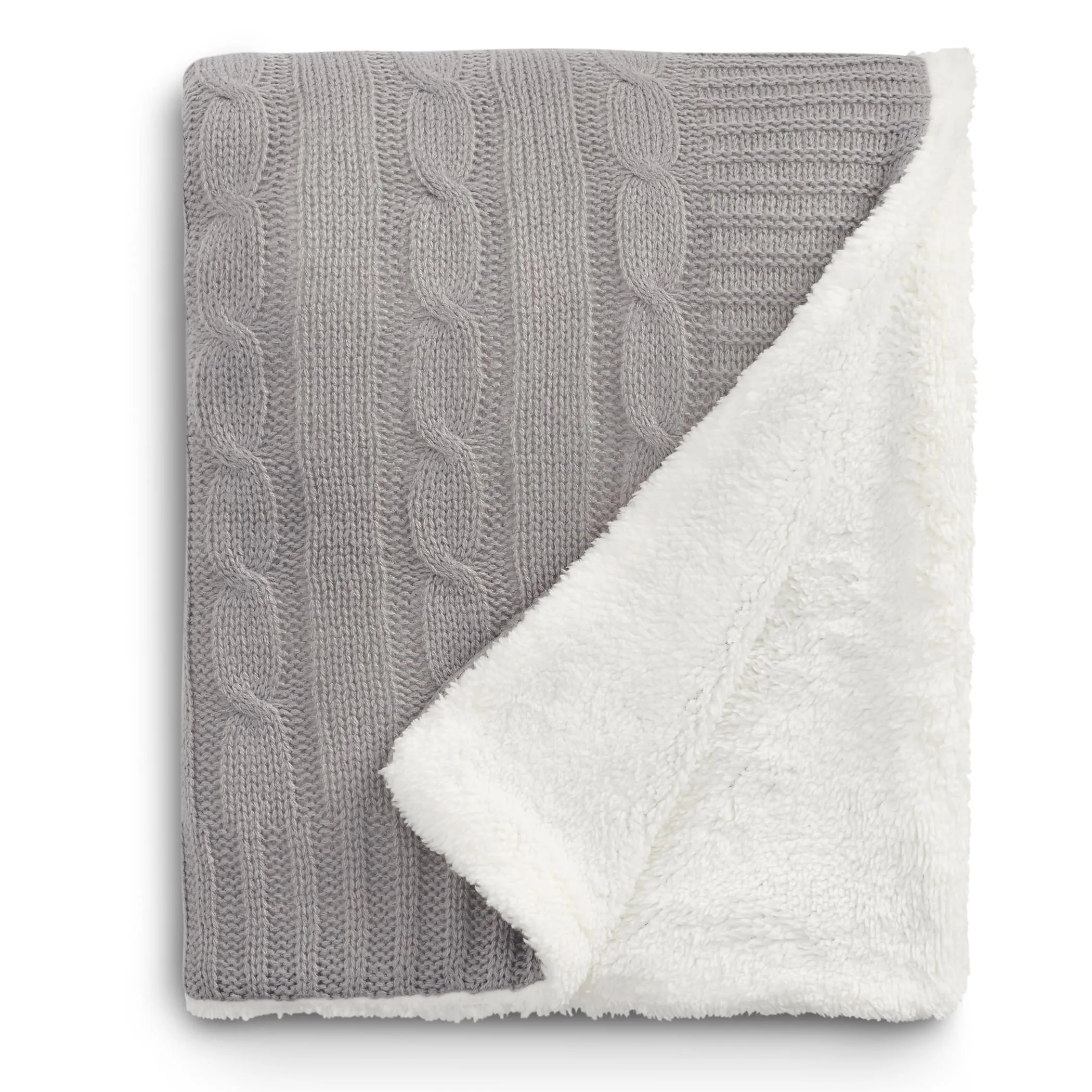 Field & Co.® Cable Knit Sherpa Blanket view 2