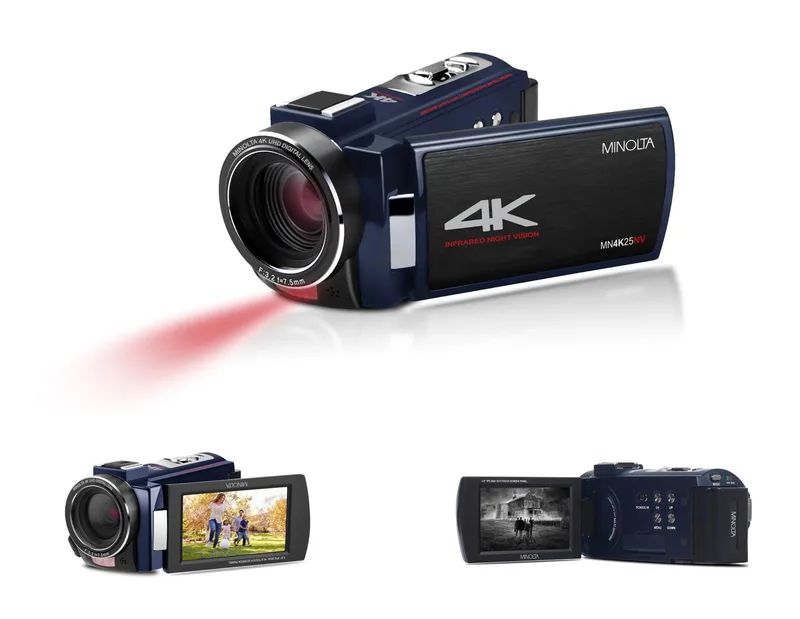 Minolta 4K Night Vision Camcorder