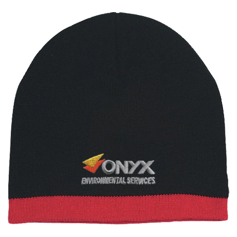 1076 BLKRED Embroidery