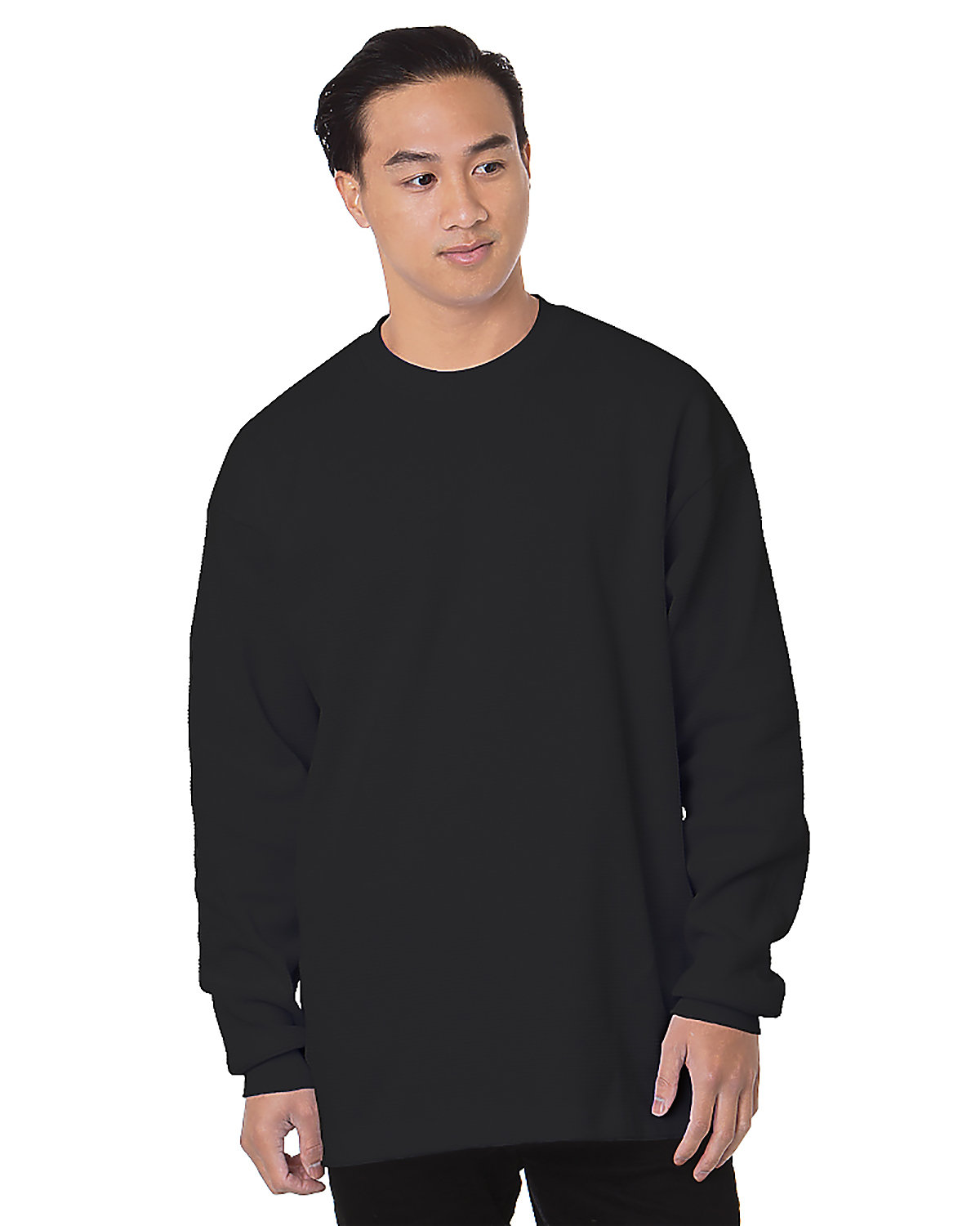 BAYSIDE Men's USA Made Heavyweight Waffle Knit Long-Sleeve Thermal Shirt