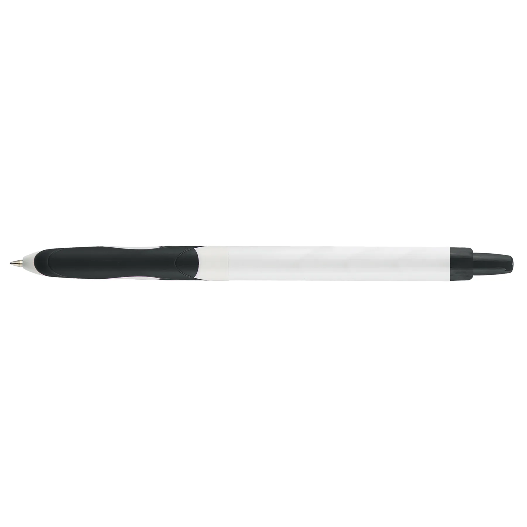 White/Black Blank Back View