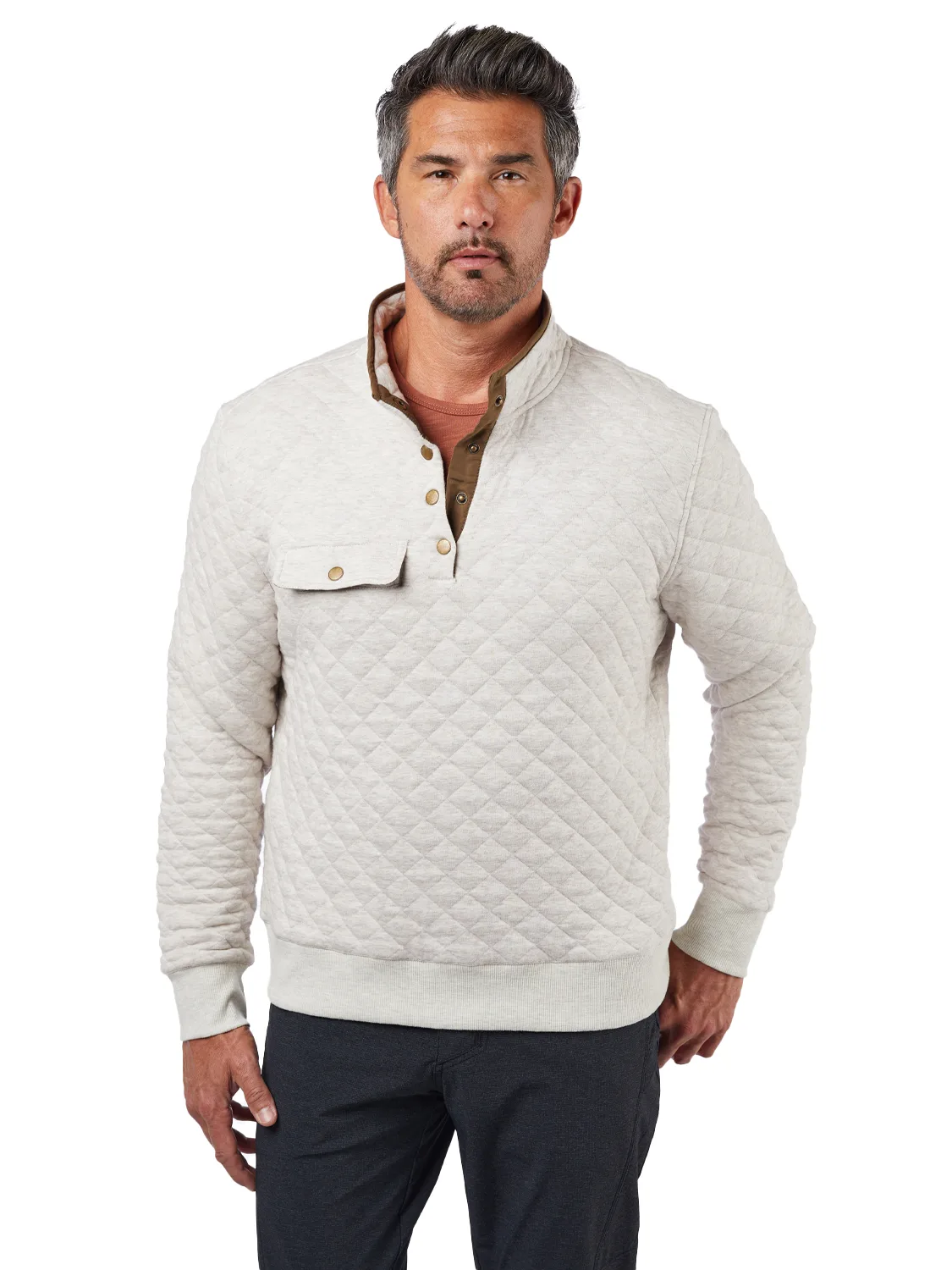 Riverton Quilted Pullover