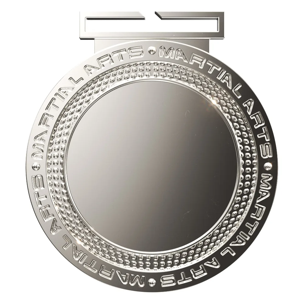 Dual Plated Martial Arts Medallions 3" view 2