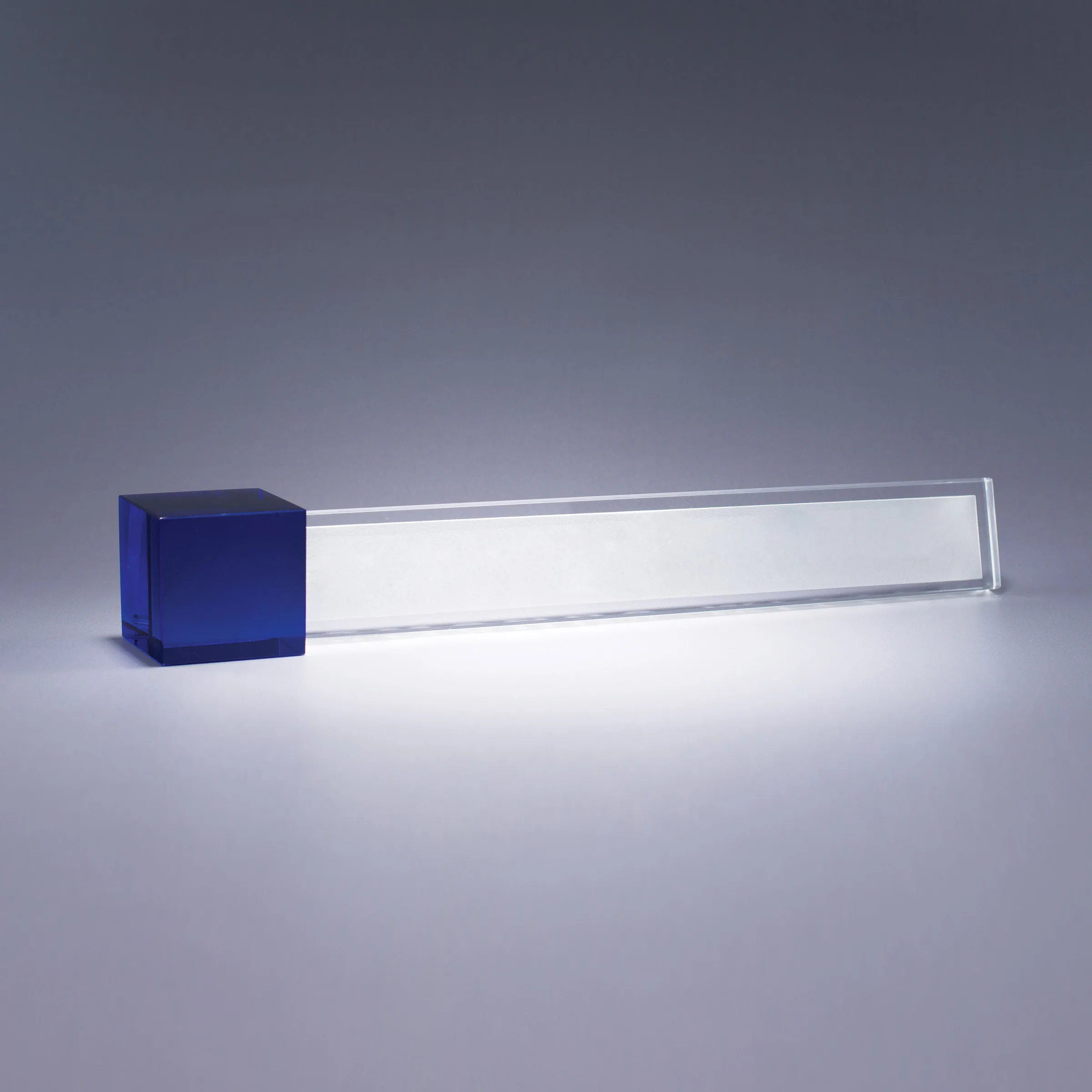216B-Accent Nameplate Blue - BLANK