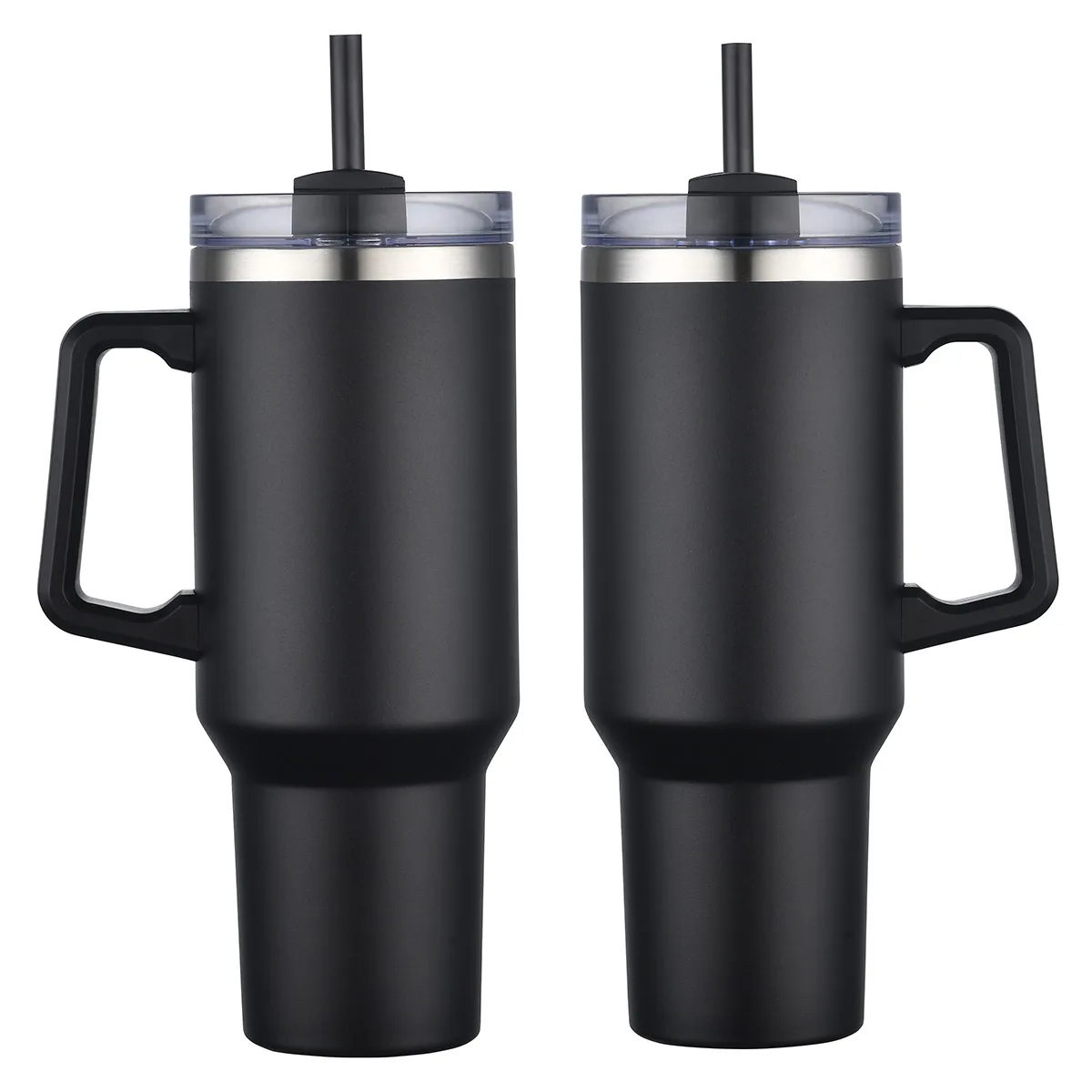Genoa 40 oz Vacuum Insulated Travel Mug with Straw view 6