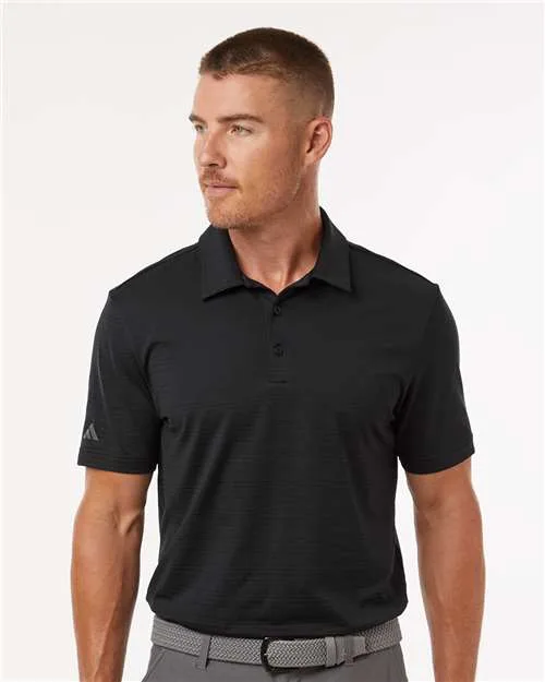 Adidas® Men's Textured Stripe Polo Shirt