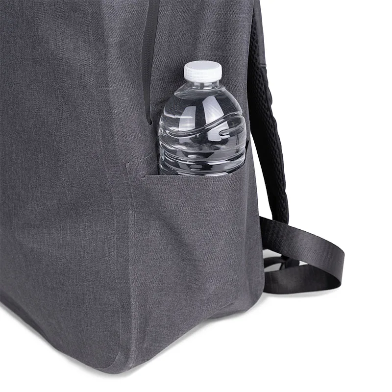 Gray Blank Water Bottle Pocket