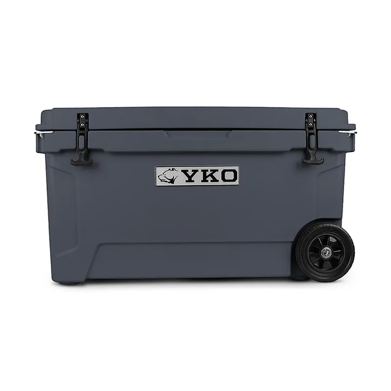 Yukon Outfitters 65Qt Hardside Cooler W/ Wheels Charcoal