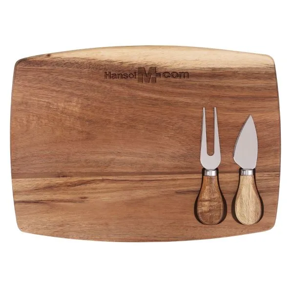 Acacia Cheese Board Set