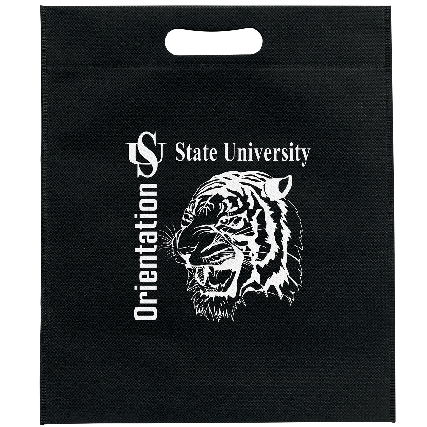 Large Non-Woven Die Cut Bag - Screen Print (13" x 3" x 15")