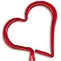 Heart Side Inkbend Standard, Bent Pen