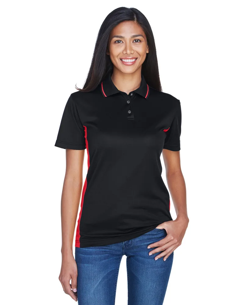 ULTRACLUB Ladies' Cool & Dry Sport Two-Tone Polo