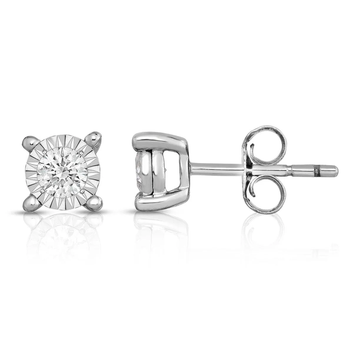 Jilco Inc Diamond Solitaire Earrings - .40twt