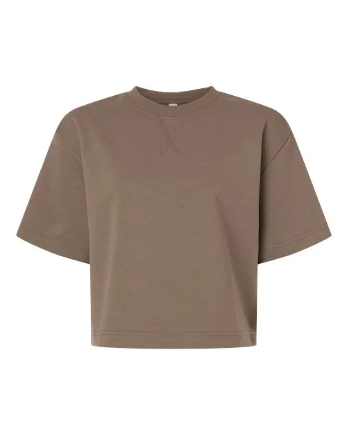 American Apparel® Women's French Terry Mid-Length Boxy Top view 6